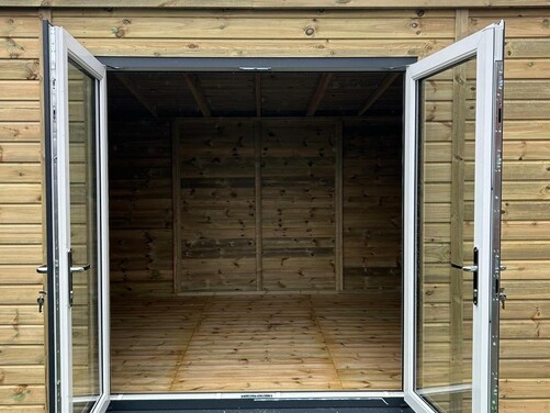 #PVC023 18x10 Pent Summer House