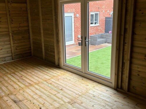 #PVC023 18x10 Pent Summer House