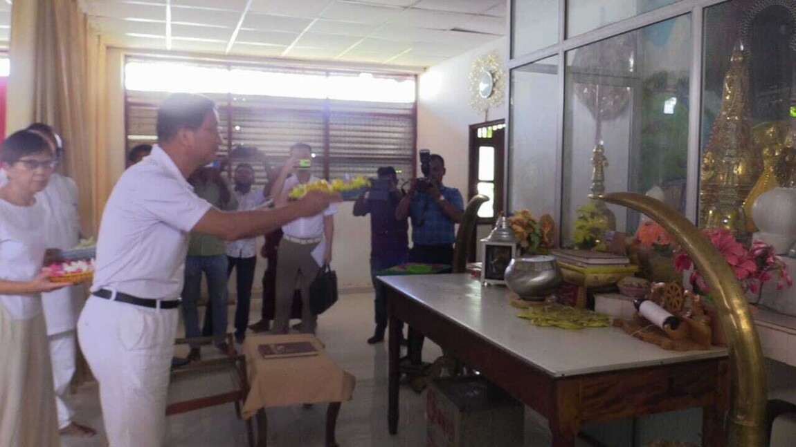வடமாகாணத்திற்கு விஜயம் மேற்கொண்ட சீன தூதுவர்
