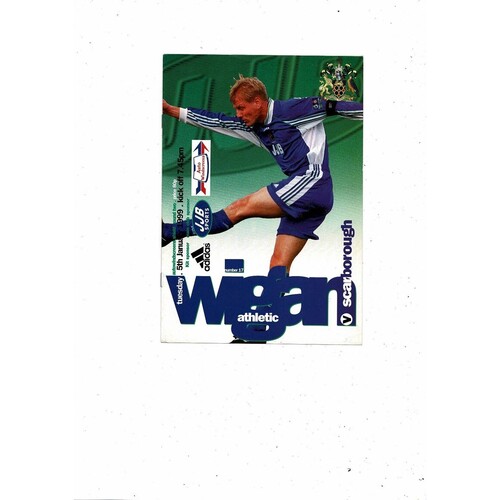 Wigan v Scarborough Autowindscreens Shield Football Programme