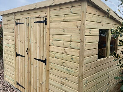 #P055 10x6 Pent Shed