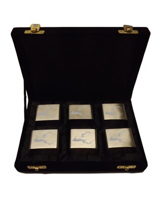 Stainless Steel Napkin Rings with etched image