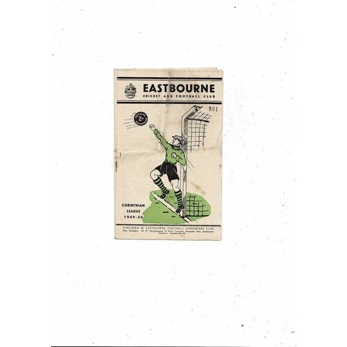 Eastbourne Football Programmes