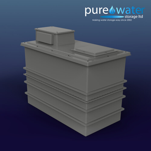 Two Piece GRP Tanks AB Air Gap