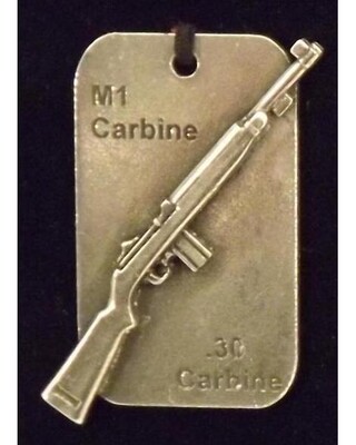 Dog tag gun key rings