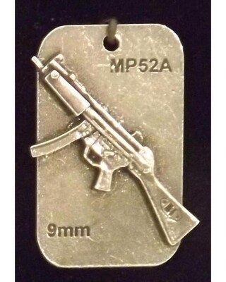 Dog tag gun key rings