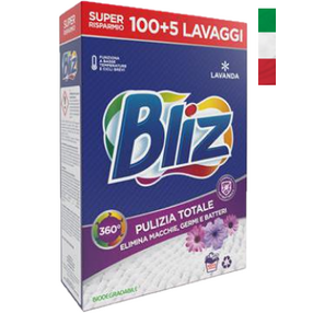 Bliz washing machine lavender detergent 100 + 5 measuring cups.