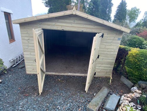 #A060 18x12 Apex Shed Garage