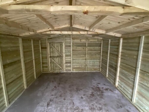 #A060 18x12 Apex Shed Garage