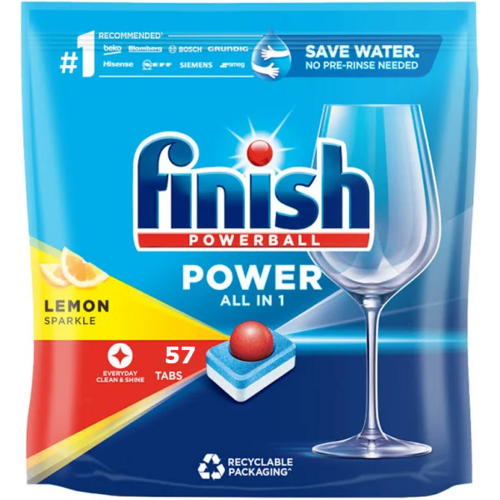 Finish All in One Dishwasher Tablets Original 57 Tablets