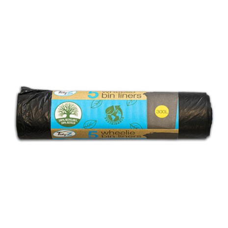 Tidyz Wheelie Bin Liners 300L 5's