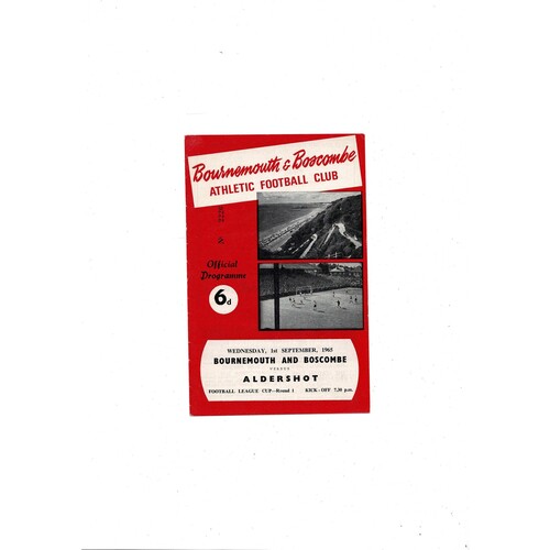 Aldershot Away Football Programmes