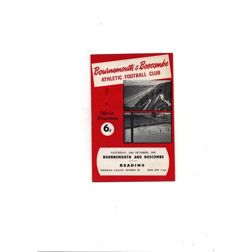 Bournemouth Home Football Programmes