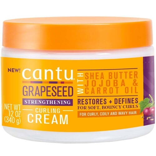 Cantu Grapeseed strengthening curling cream 12oz/340g