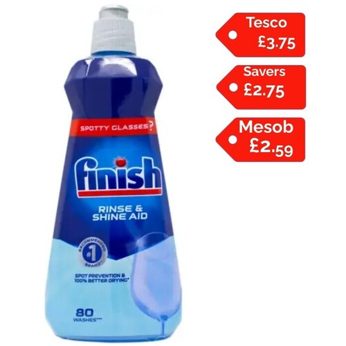 Finish Dishwasher Rinse Aid Regular 400ml