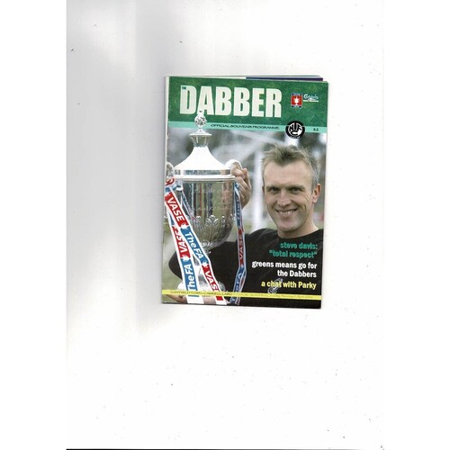 FA Vase Semi Final Football Programmes