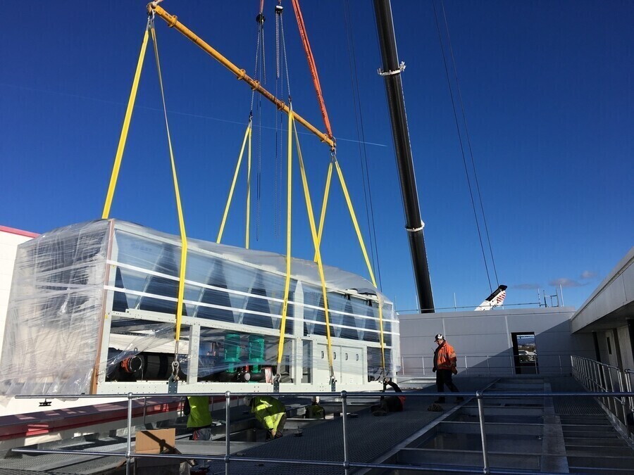 AHU Structural Steelwork