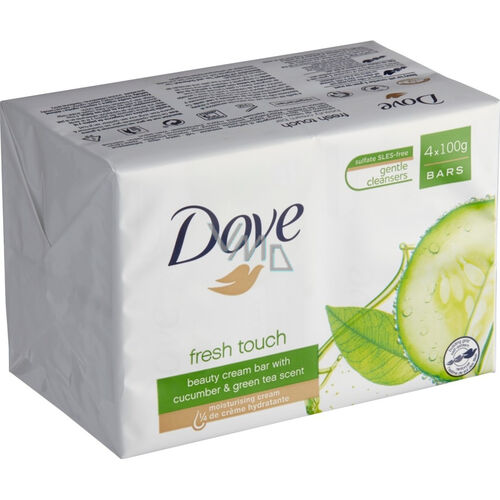 Dove Go Fresh Beauty Cream Bar Of Soap Fresh Touch 4x100g