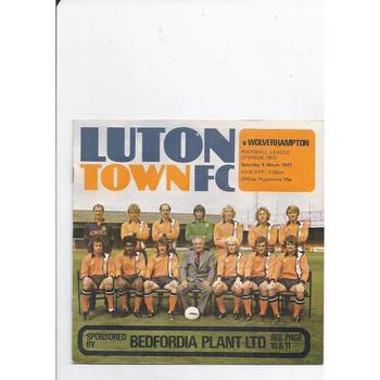 Luton Town Home Football Programmes