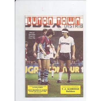 Luton Town Home Football Programmes