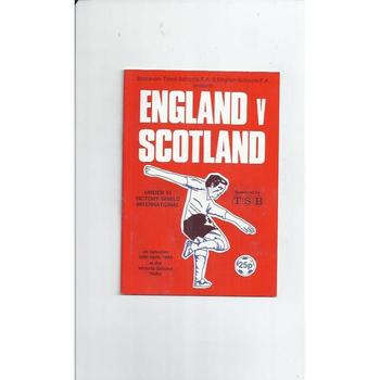 Schools International Football Programmes