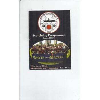 Non-League - Scottish Football Programmes