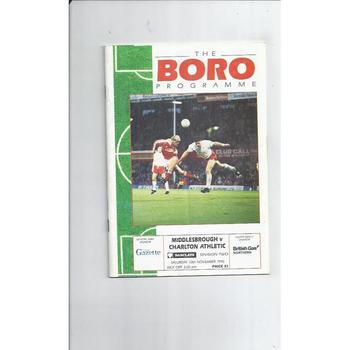 Middlesbrough Home Football Programmes
