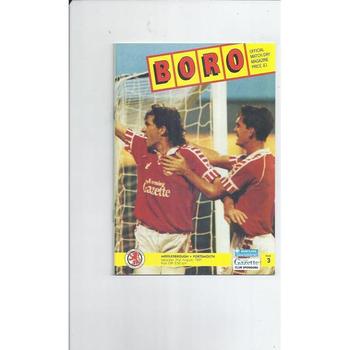 Middlesbrough Home Football Programmes