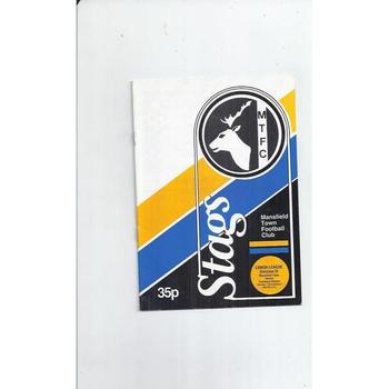 Mansfield Town Home Football Programmes