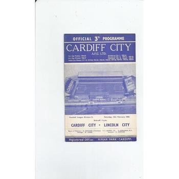 Lincoln City Away Football Programmes