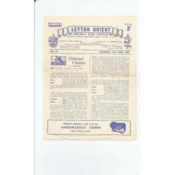 Leyton Orient Home Football Programmes