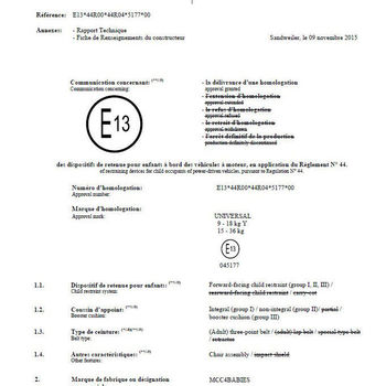 Mcc 3 in 1 Orange Baby Car Booster Seat For Group 1/2/3 9-36kg