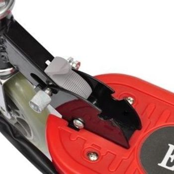 Black Electric E Scooter Ride on Rechargeable Battery Height adjustable 120W 24V