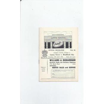 Bradford City Away Football Programmes