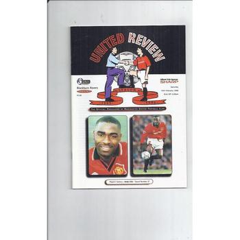 Manchester United Home Football Programmes