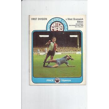 West Bromwich Albion Away Football Programmes