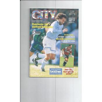 Sheffield Wednesday Away Football Programmes