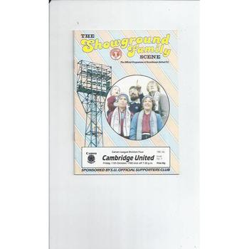 Cambridge United Away Football Programmes