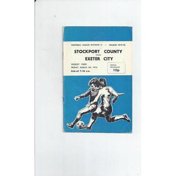 Stockport County Home Football Programmes
