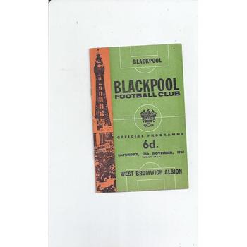 Blackpool Home Football Programmes