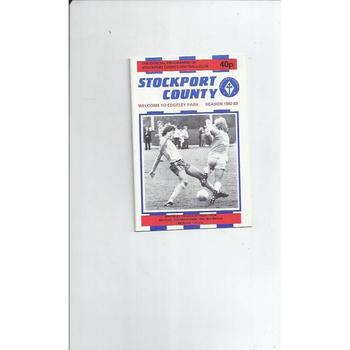 Stockport County Home Football Programmes