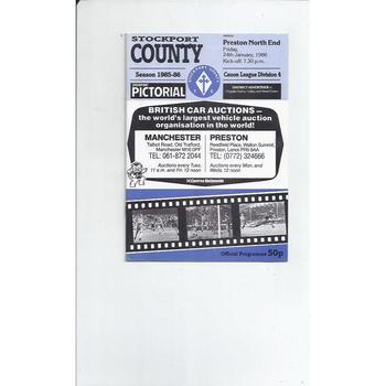 Stockport County Home Football Programmes