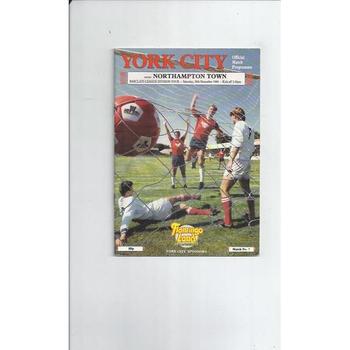 York City Home Football Programmes