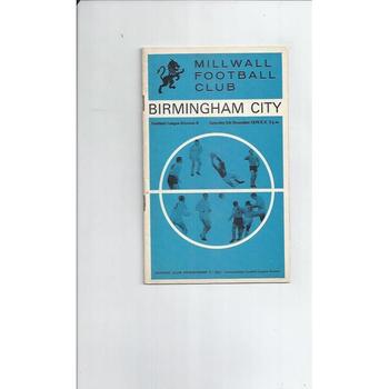 Millwall Home Football Programmes