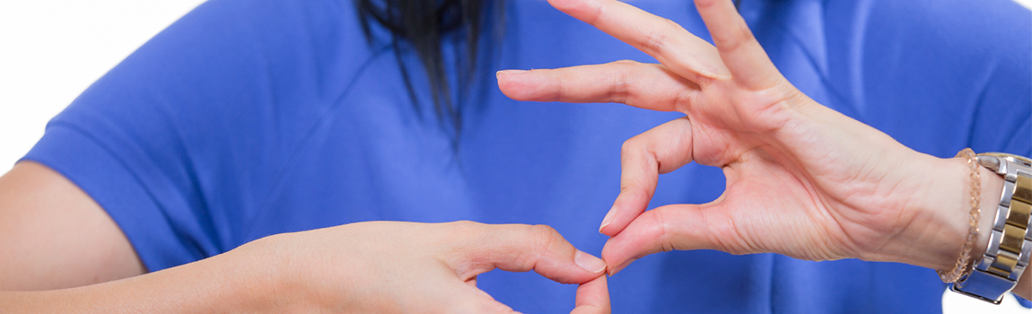 BSL Deafblind Sign language zoom Farnborough