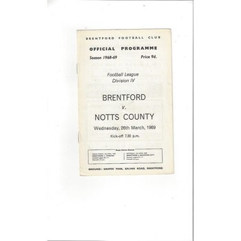 Notts County Away Football Programmes