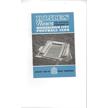 Birmingham City Home Football Programmes