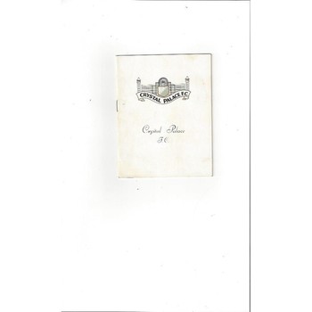 Crystal Palace Home Football Programmes