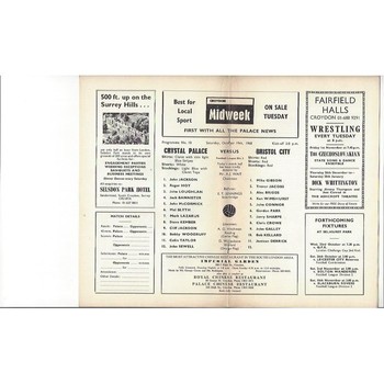Bristol City Away Football Programmes