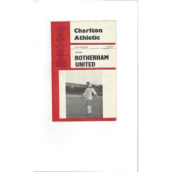 Rotherham United Away Football Programmes